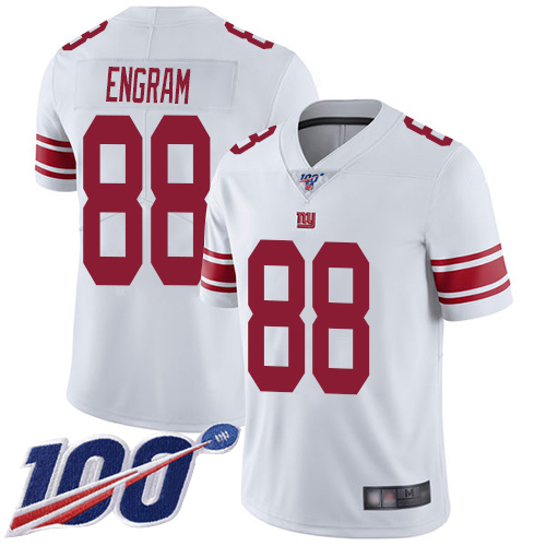 Men New York Giants #88 Evan Engram White Vapor Untouchable Limited Player 100th Season Football NFL Jersey->new york giants->NFL Jersey